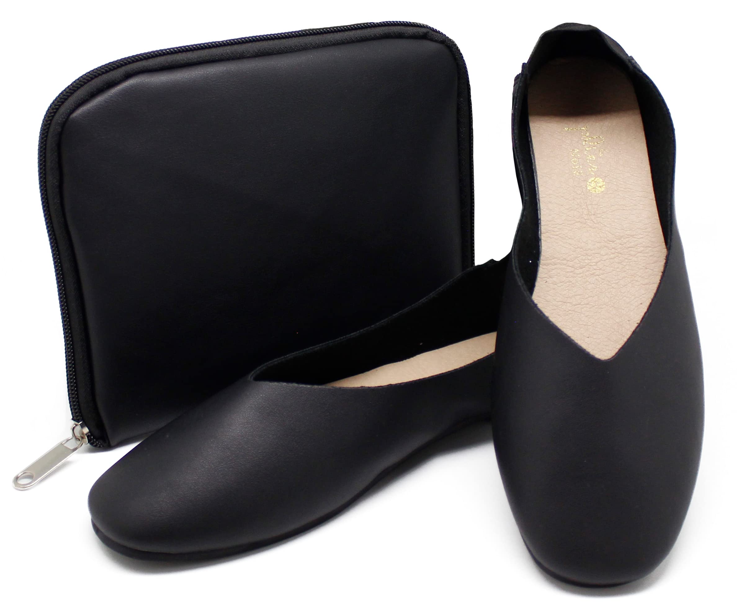 

Le Plie Noie Портативный Размер M [PDPALAS & DECORELUONNOS] Слипоны, (черный) чёрный