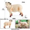 Cross-Border Animal Toy Set: Sheep, Cow, Horse, Donkey, Goat, Poultry Plastic Models