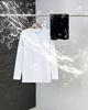 Men's Summer Stylish Round Neck Long Sleeve Cotton T-Shirt - Breathable, Comfortable, Solid Color