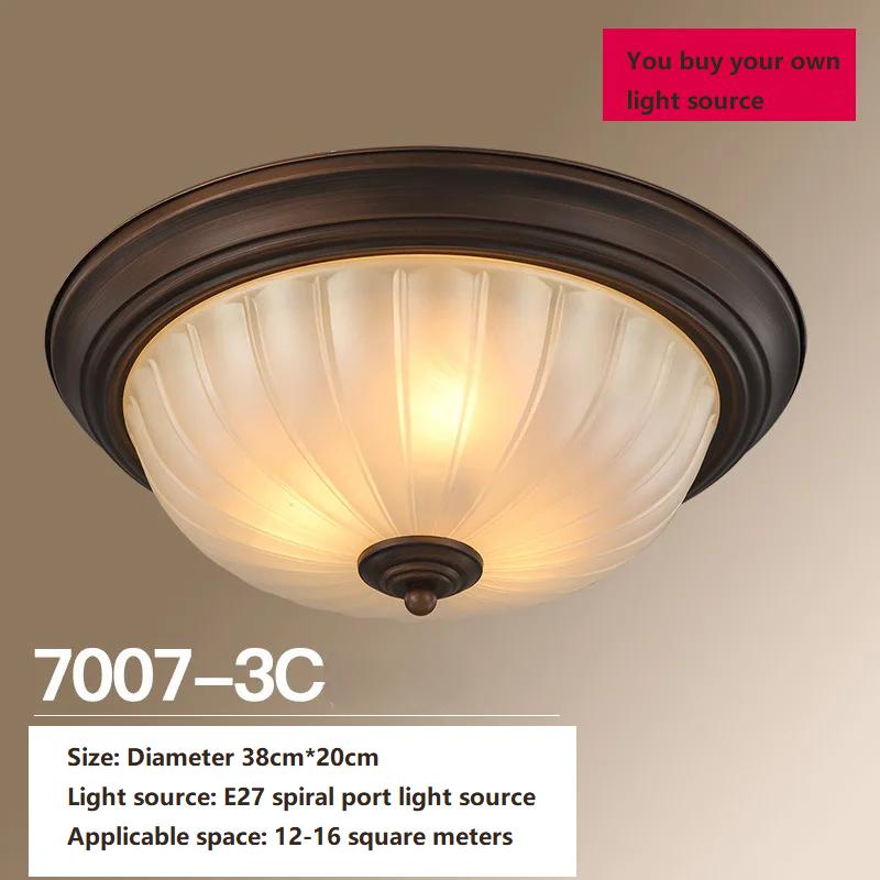 Retro Round Ceiling Lamp Bedroom Light Lamp Balcony Light LED Decorative Lamp