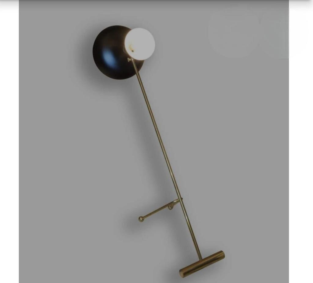 Vintage Stilnovo Desk Lamp Italian Design Table Lamp Moveable Head Modern Reading Light Handmade Office Lamp Gift for Student New Home Gift