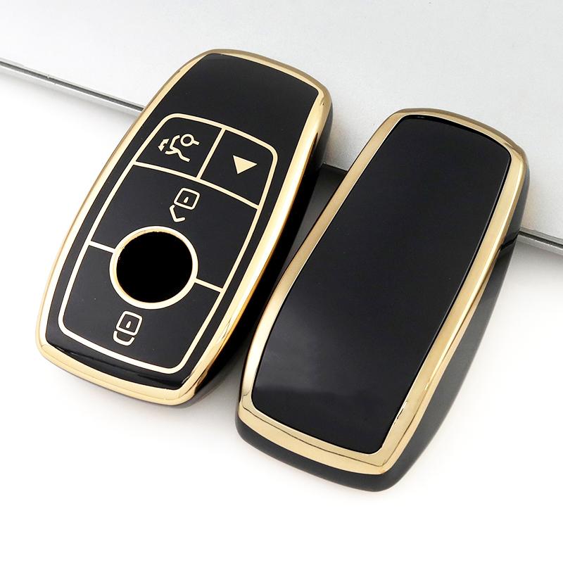 4 Buttons TPU Auto Shell Fob For Mercedes Benz W177 W205 W213 W222 X167 A C E S G Class GLC CLE CLA GLB GLS AMG Car Remote Key Case Cover