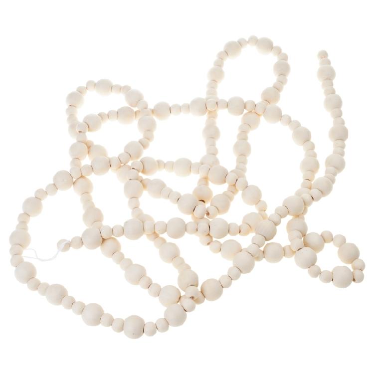 

Easy To Hanging Wooden Bead Chains For Christmas Tree Decorations Holiday Homes Party Supplies Creative Festival Crafting Projects 1