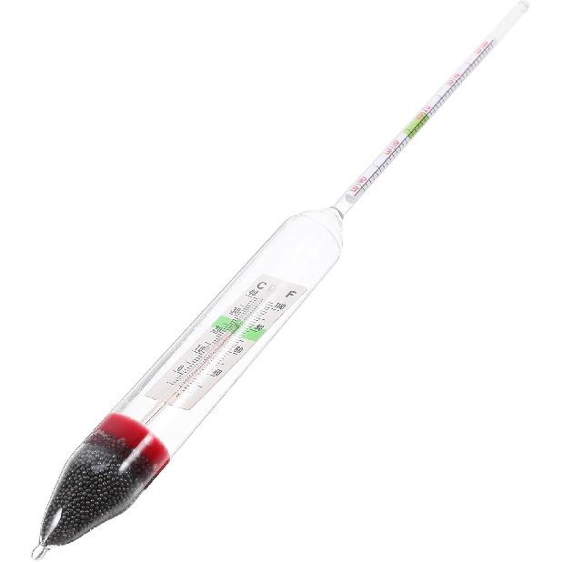 Balacoo Sea Water Densitometer Brine Hydrometer High Precision Salinity Hydrometer Densitometer for Aquarium, Saturated Fish Tank, In Both Fahrenheit