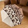 1PC Leopard Print Tiger Print Umbrella-8-Rib Reinforced, Automatic Open, Lightweight & Durable, Cute Fashion Accessory for Outdoor-T376