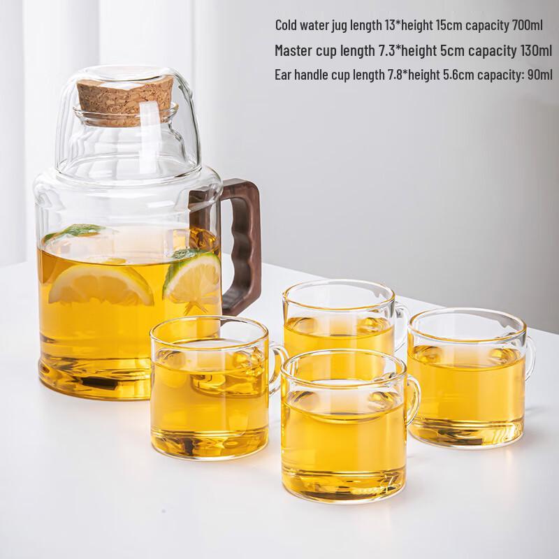 Стеклянный чайник и набор для чая Qixuanyuan из боросиликатного стекла