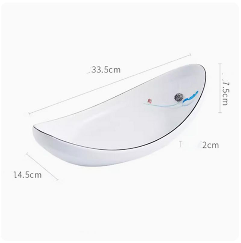 

Холодные блюда креативные тарелки в китайском стиле специальная посуда художественные рыбные тарелки керамические тарелки в стиле Мин наборы тарелок и тарелок