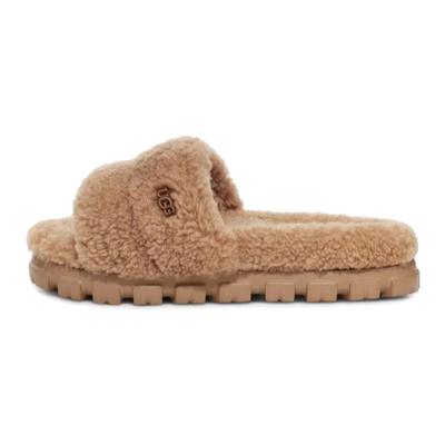 Cozetta Pantoufle Bouclée Châtaigne Chaussons Femme Marron 1130838-CHE