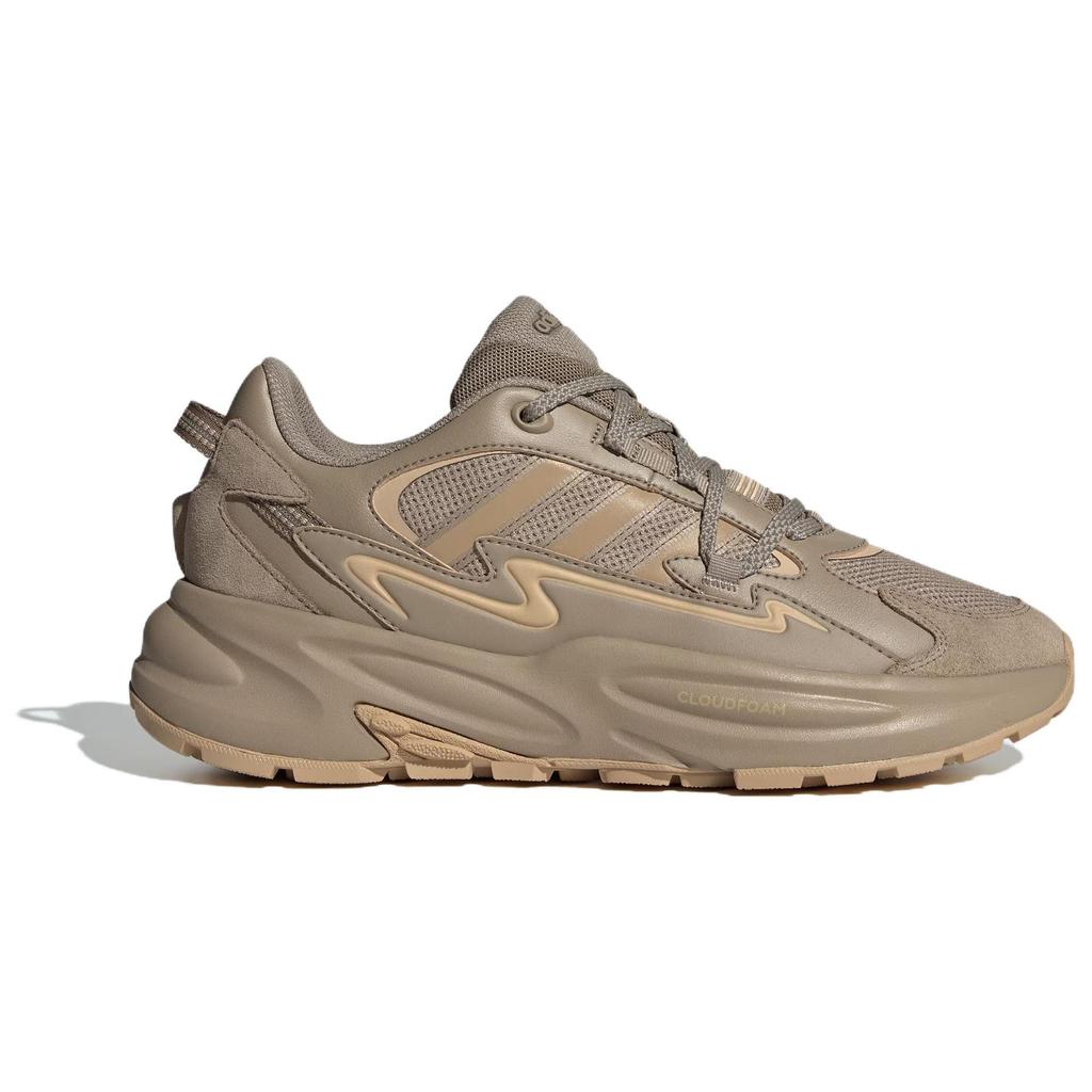 Adidas Ozwave Anti-Slip Wear-Resistant Low-Top Chunky Sneakers Unisex Umber Sneakers JQ5980