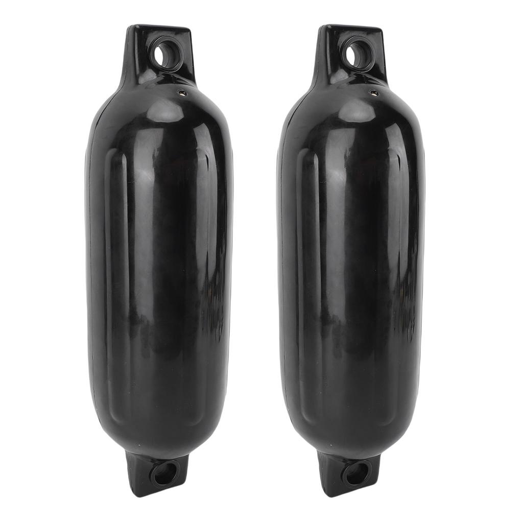 Aufblasbarer Bootsfender PVC Leicht Tragbarer Bootsanlegefender mit Schwarzem Seil für Yachtschiffe