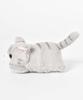 Bleu Bleuet Lying Down Chubby Cat Plush Toy (Black)