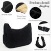 YMIFEEY Borsa a Tote in Velluto a Coste da Donna Grande Shopper con Cerniera, Borsa a Mano da Spalla per Uso Quotidiano Scuola Lavoro Shopping Viaggio