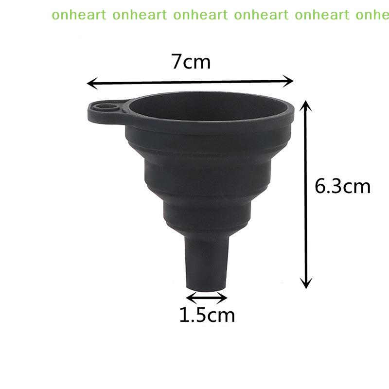 Food Grade Silicone Funnel Mini Silicone Folding Funnel Practical Kitchen Liquid Dispensing Mini Funnel Portable Kitchen Tools