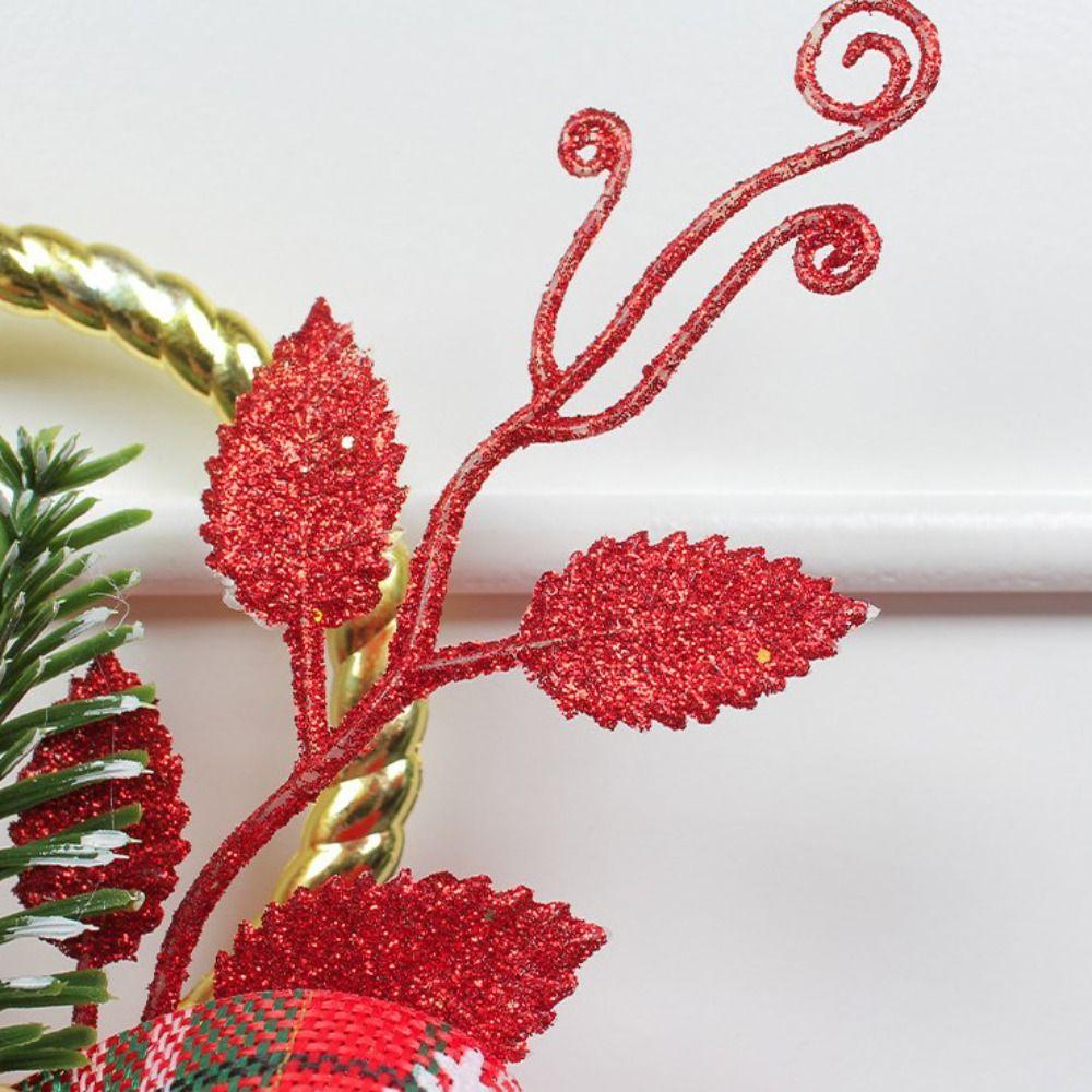 With Pine Cones Xmas Tree Pendant Glitter Christmas Hanging Ornament Christmas Bell  Shopping Mall