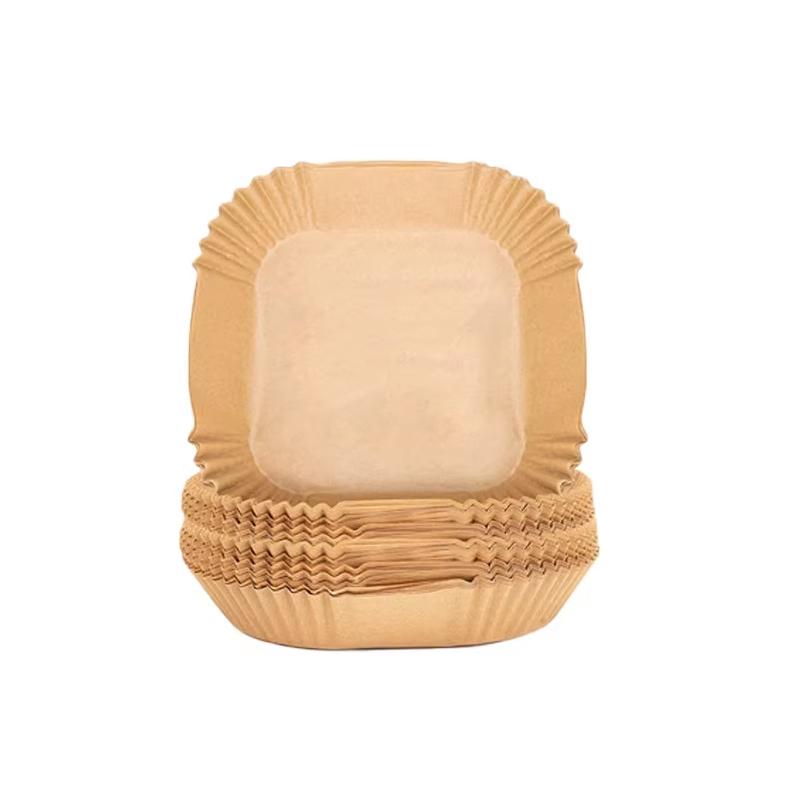 Air Fryer Liner Disposable Microwave Mat Non Stick Square Air Fryer Paper Baking Products