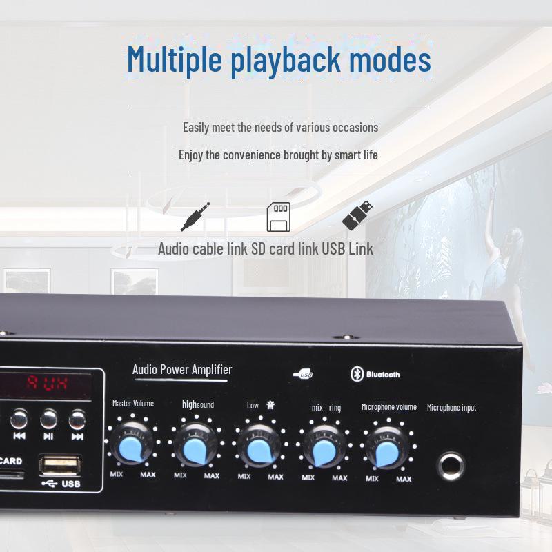 Bluetooth 5" & 6" Professional High-Power Bass Karaoke Amplifier