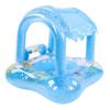 Baby Pool   Sunshade Swim   Infants Seat Boat Inflatable Toy with Awning Handle Small