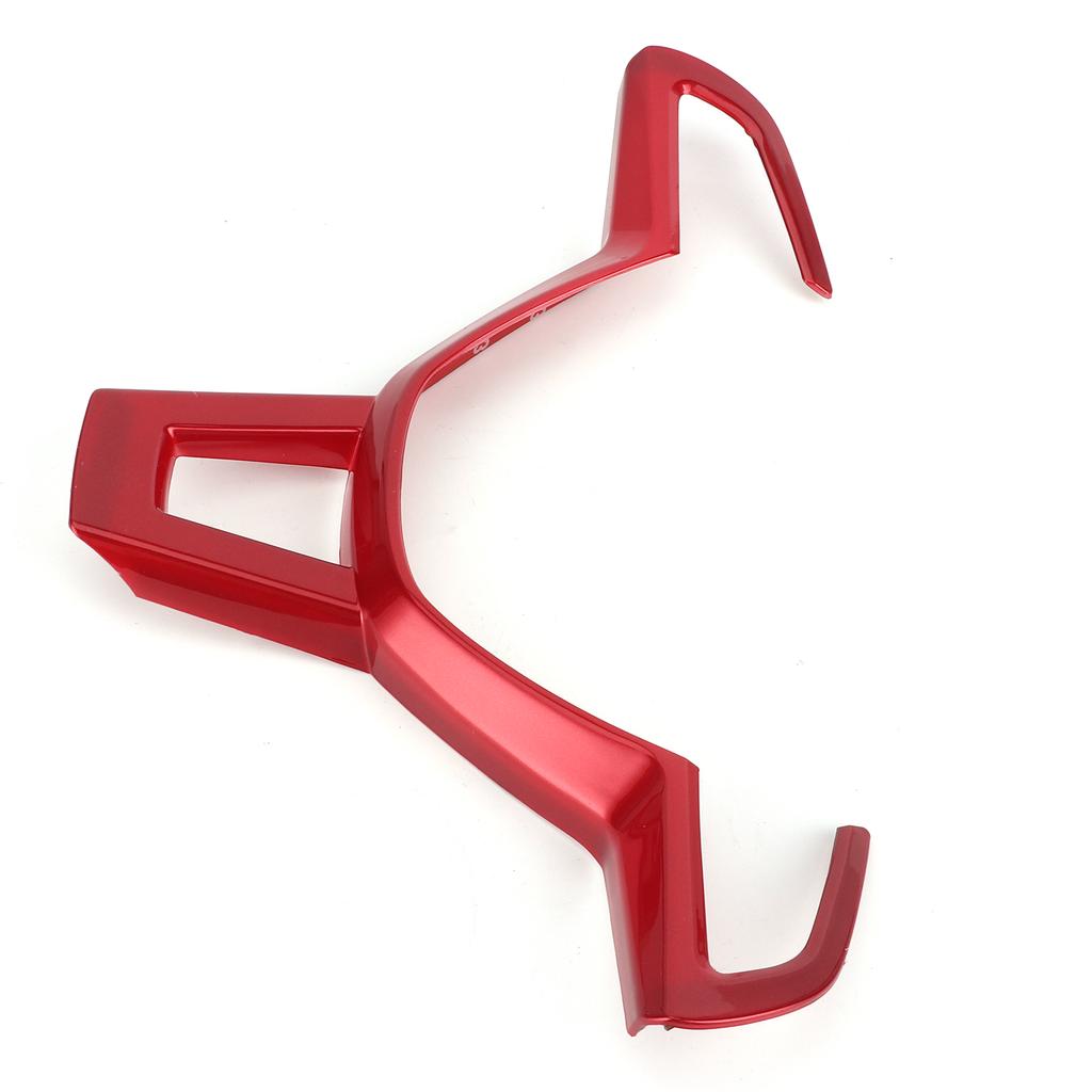 Steering Wheel Panel Cover Bezel Frame Trim Decor Fit for Skoda Octavia 2016?2019Red