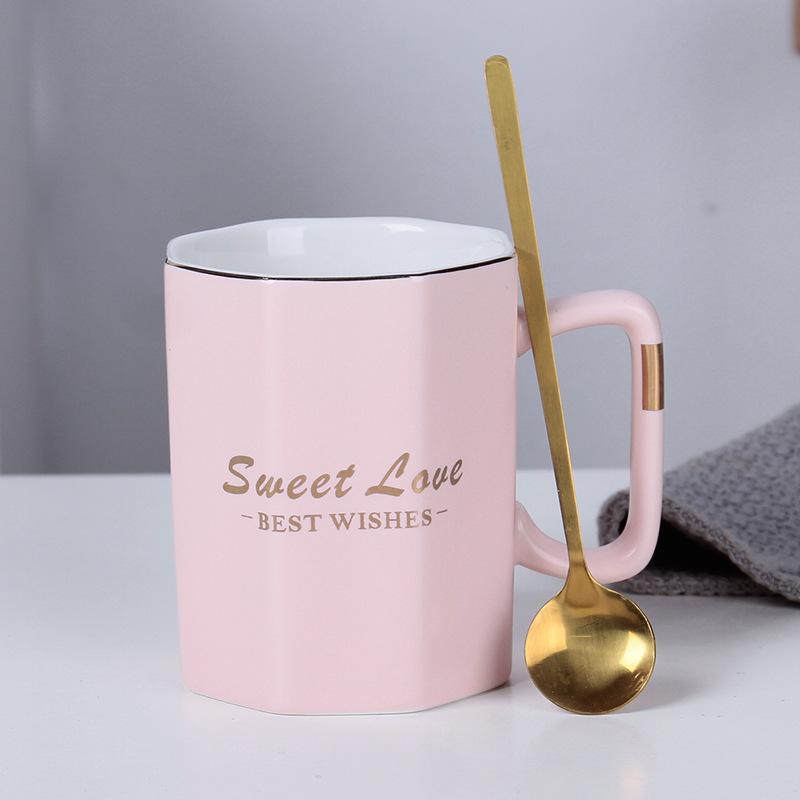 Simple Nordic Style Mug Creative Ceramic Cup Coffee Cup Milk Cup Breakfast Cup