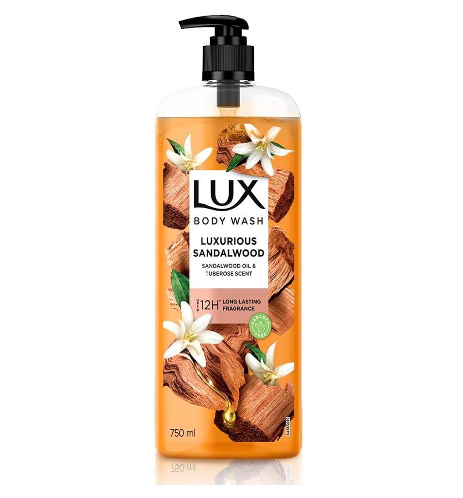 Lux Luxurious Sandalwood Body Wash (750ml)