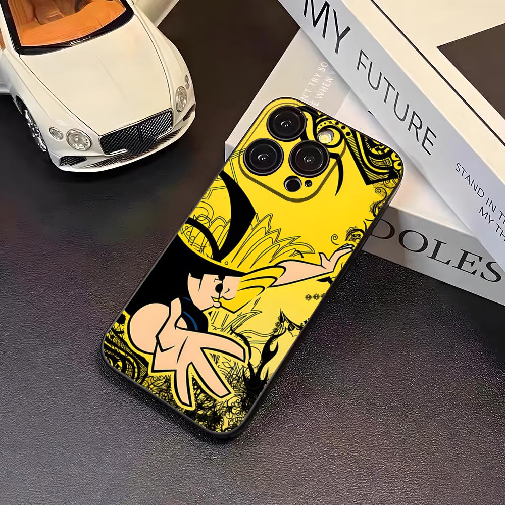 Johnny Bravo Anime Phone Case For 16 Pro Max Iphone 17 Pro Max 14 15 Plus 12 13 11 Pro Xr X Xs SE Back Cover