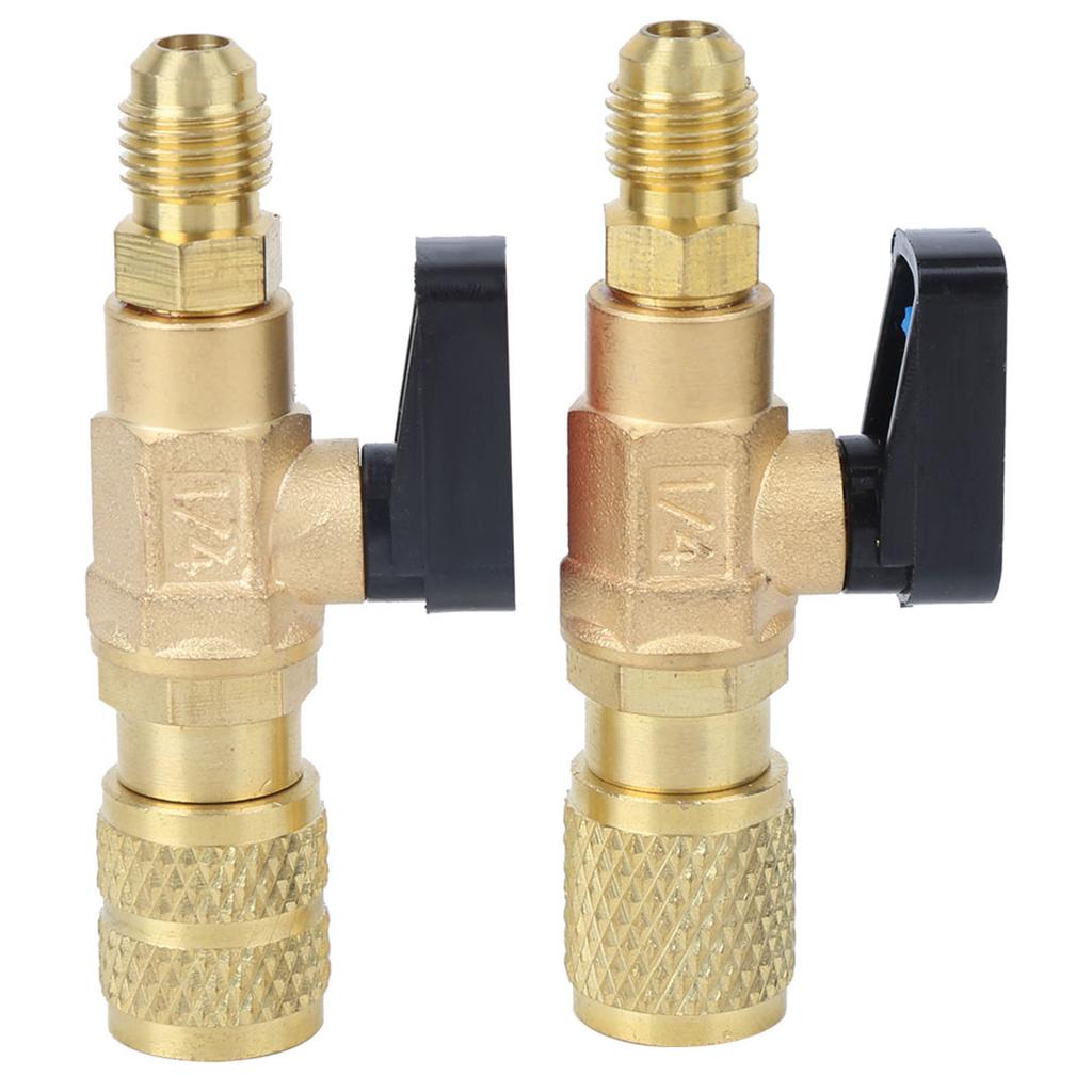 Kältemittelventil Klimaanlage Ladeschlauch Adapter Kugelhahn für R22 R410A