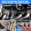 Heat Shield Sleeve 2500° Spark Plug Boot Protector Boots Wrap for SBC BBC