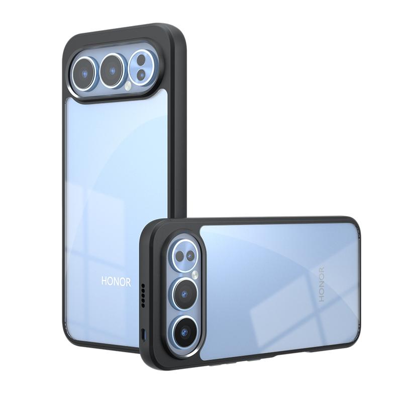 For Honor 500 Pro 500 Case Shockproof Frosted Skin Feel Matte PC+TPU Anti-fingerprint Transparent Cover For HONOR 500