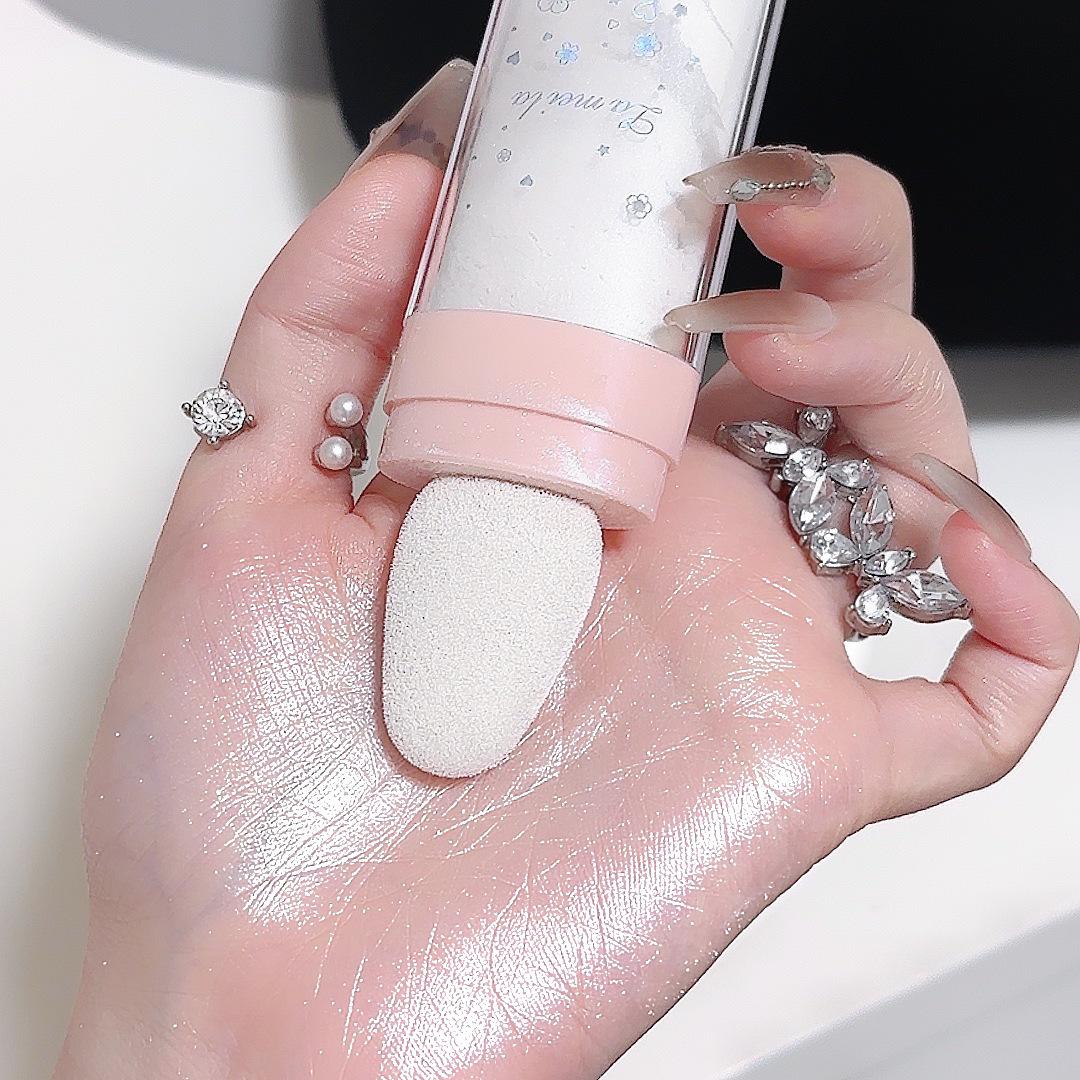 Fairy Highlighter Powder Stick Body Glitter Shimmer Powder for Face Clavicle Makeup 1 piece pack жемчужина белый