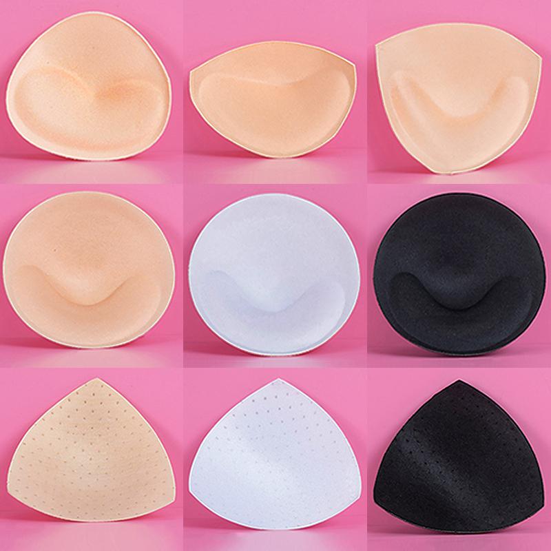 Sports 3D Bra Pads Replaceable Lining Thickened Gathered Thin Bra Cup Split Sponge Chest Pads