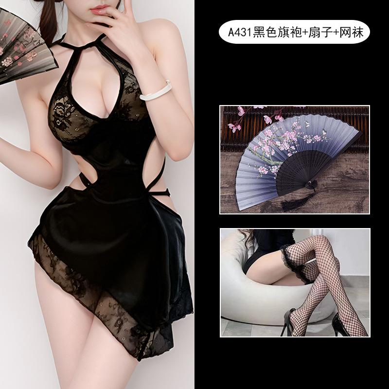 Sexy Sex, Neck-hanging Water Drop Milk, Home Flirting, Temptation, Waist and Thin Cheongsam