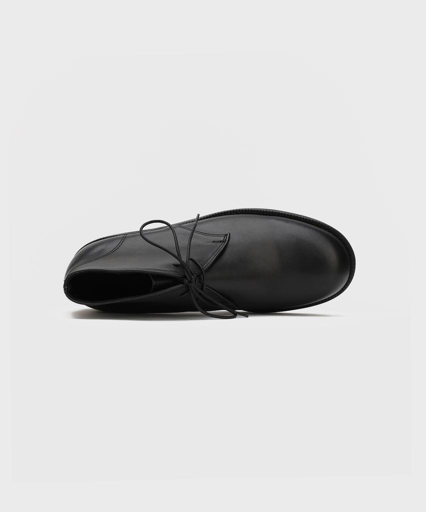 Firenze Atelier [Vibram] Ankle Line Solid Chukka Boots 2700 [Kip Black]