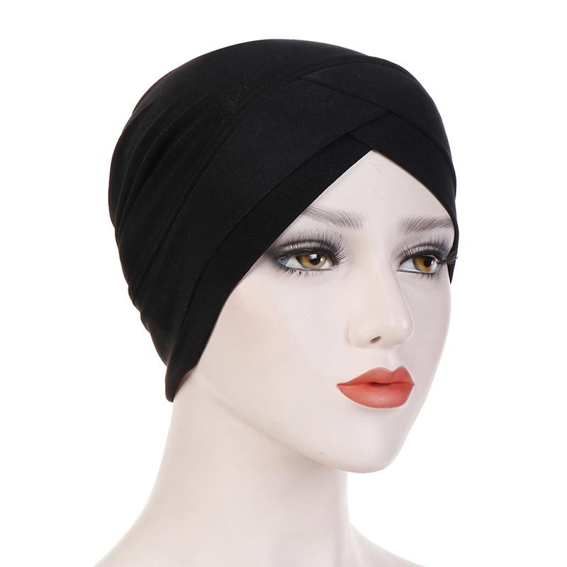 Heldeksel Indre Hijab Caps Muslim Stretch Turban Cap Islamsk Underskjerf Bonnet