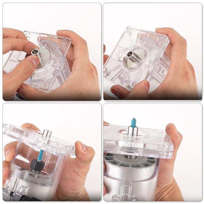 Trimmer Gauges Multiple Machine Compatibility Tool Less Installation Corrosion Resistant Design For Workshop Efficiency