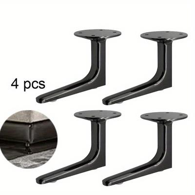 4 Stück Möbelbeine Moderne Möbelfüße DIY Möbel Metall Tischbeine Bodenschutz Schrank Sofa Schrank Couch Stuhlbeine