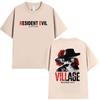 Heißes Spiel Resident Evil Merch T-Shirts Herren Damen Vintage Hohe Qualität Mode T-Shirt Sommer Baumwolle Übergroße T-Shirts Streetwear