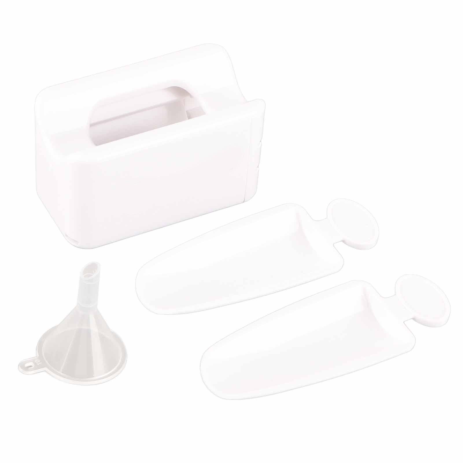 

Коробка для хранения пудры для ногтей, поднос для утилизации пудры с блестками