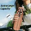 800ML Electroplated Copper Water Bottle Leakproof Drinking Cup Bottle Insulated Water Bottle  Gym