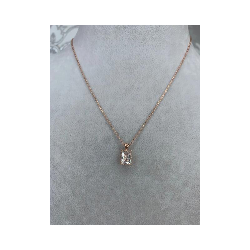 

Ожерелье-пасьянс из стерлингового серебра 925 пробы от Tim Desing розового цвета 45 cm ярко-розовый