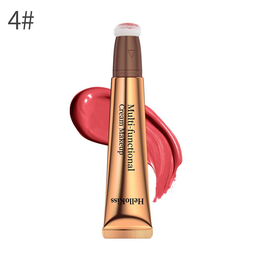 Blush High-gloss Grooming Multi-functional Makeup Pen, Pearlescent Fine Glitter Brightening Facial Grooming Cream