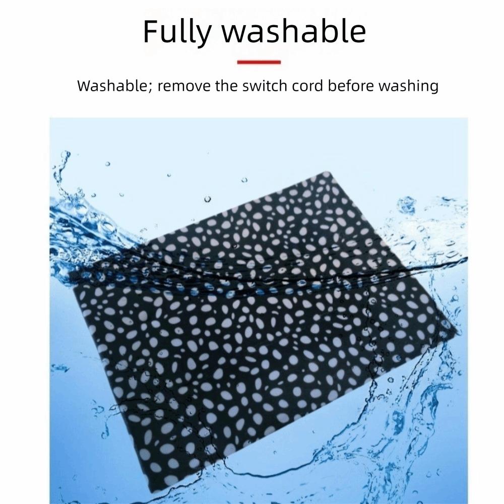 Plush Warm Pet Heating Pad Adjustable Temperature Cat Bed Mat Cat Electric Blanket  Pet Crate