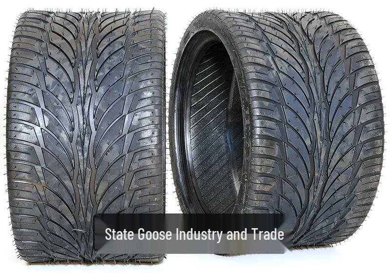 14-Inch Flat Vacuum Tire for ATV, Karting, or Reverse Tricycle (235/30-14)