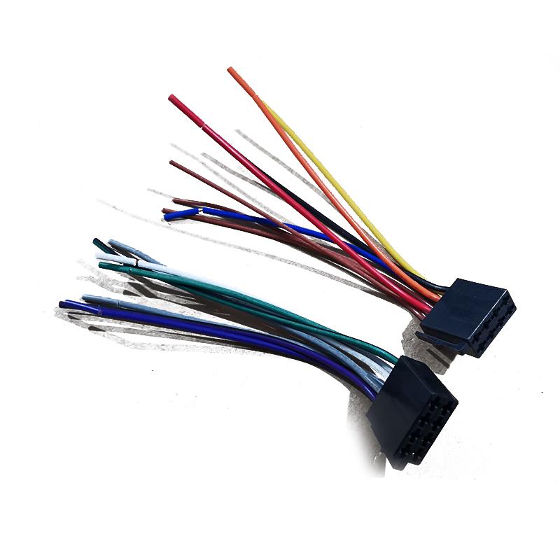Auto Universal Wiring Harness Female Car Radio CD Player Adaptor 16 Pin ISO Connector Wire Plug Kit For NEW Pioneer Radio Accessories 4