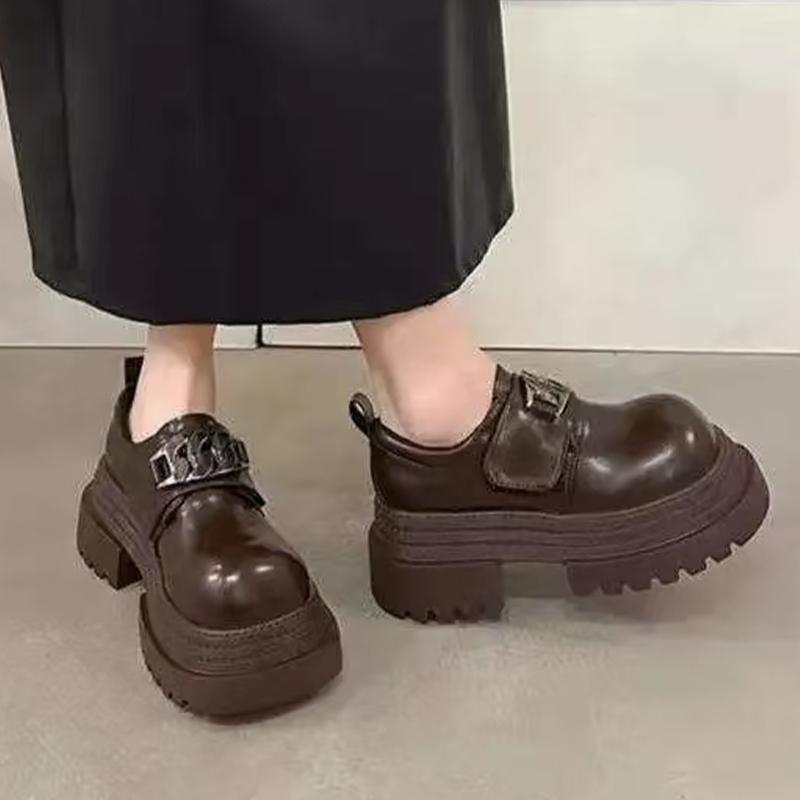 

Flats Platform Women Sport Shoes Casual Autumn Sneakers Woman Loafers Shoes 2025 New Walking Dress Zapatillas De Mujer 40 темно-коричневого