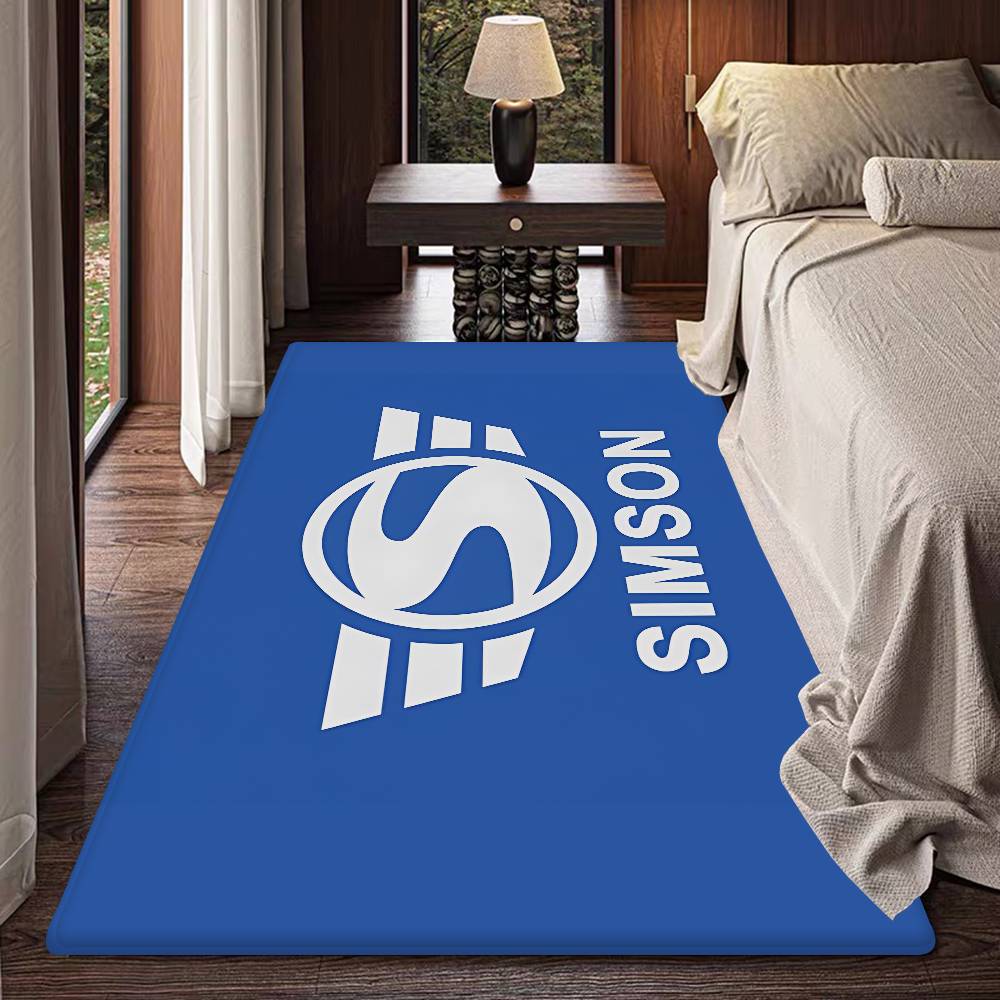S-SimsonS LOGO Bath Mat Kids Room Bedroom Decoration Balcony Anti-Slip Doormat Living Room Alfombra