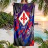 Telo da Spiaggia Asciugatura Rapida Fiorentina FC Stampa Microfibra Assorbente Portatile da Viaggio Asciugamano da Nuoto