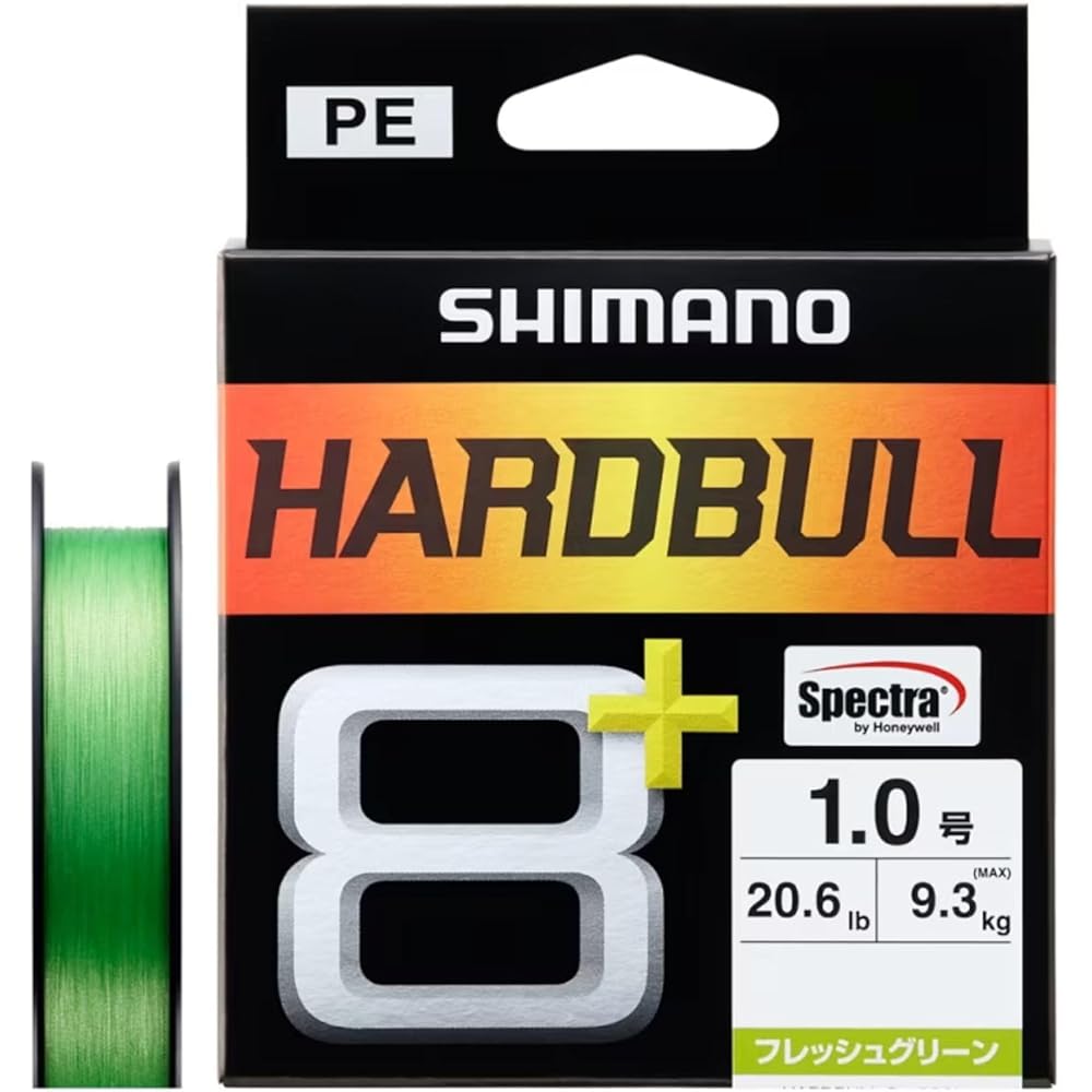 Shimano PE Line Hard Blue 8+ 100m 1.0号 (20.6lb) Fresh Green Fishing Line