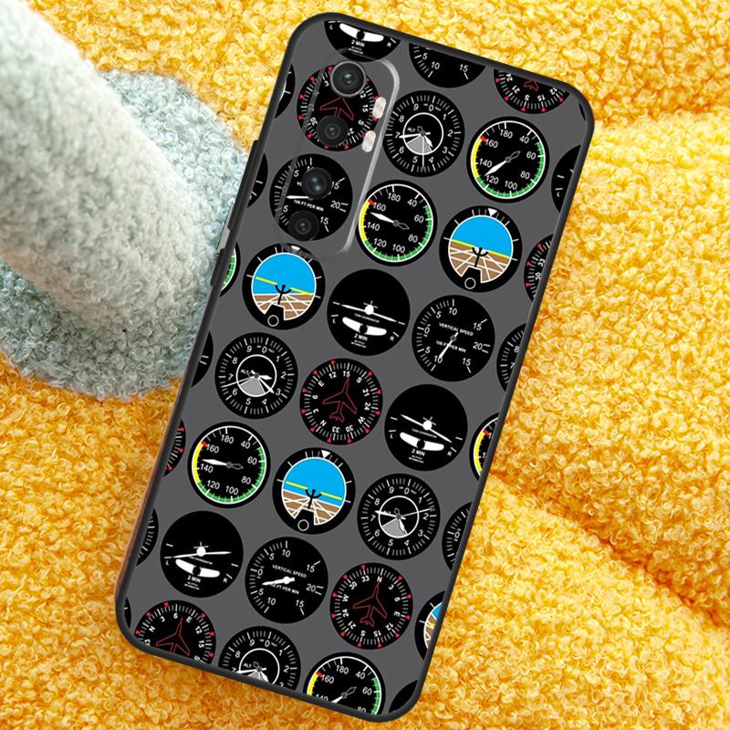 Aviation Aeroplane Pilot Cockpit Case For Xiaomi 17 Pro Max 13 14 15 Ultra 13T 14T 15T Cover For POCO X7 X5 X6 F5 F6 F7 F8 Pro