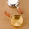 Stainless Steel Sauce Cup Western Sauce Cup Steak Dressing Cup With Wooden Handle Tomato Salad Dipping Saucer Kitchen Tools
