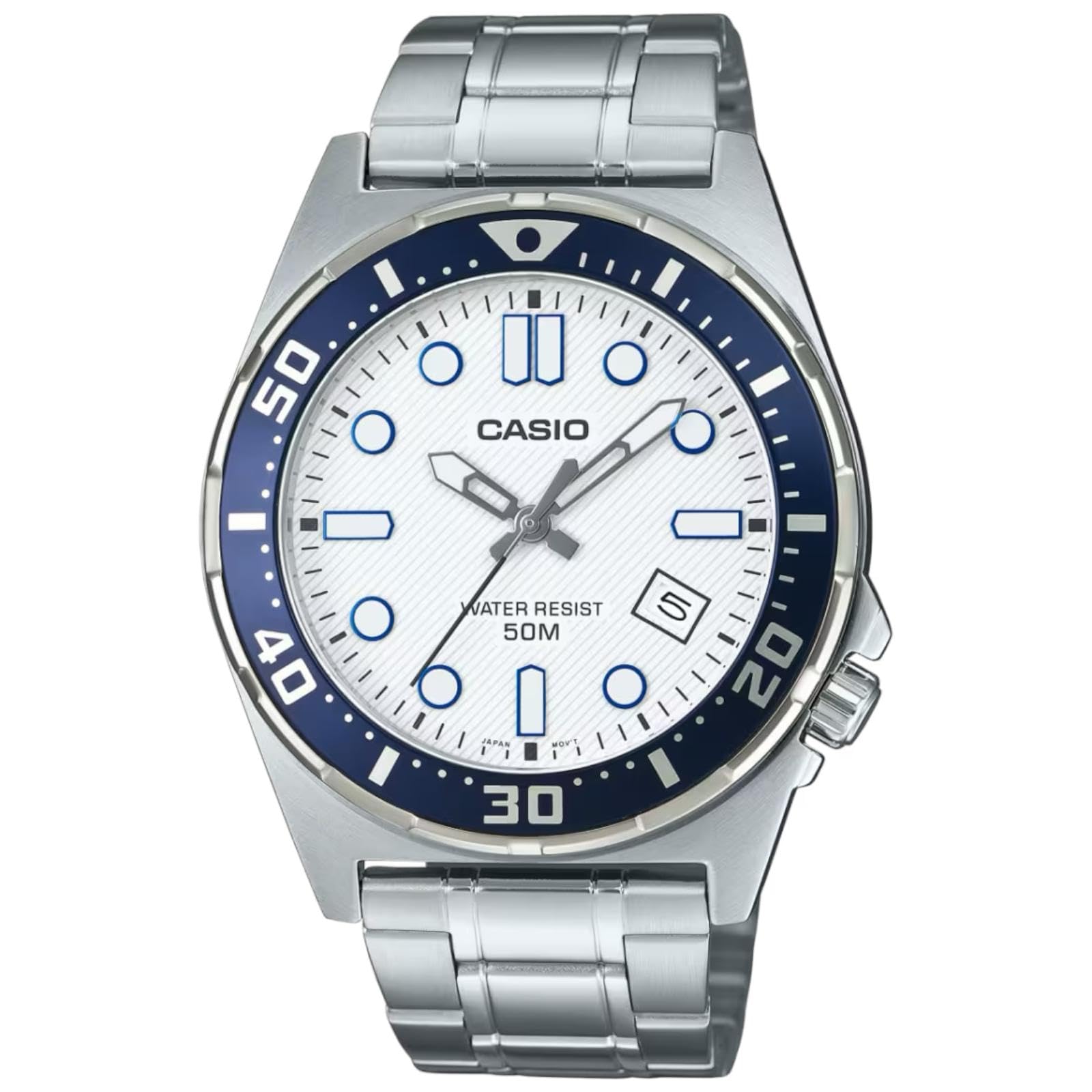 Casio Dress Watch MTD-135D-7AVDF Men s Silver